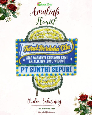 Papan Bunga Duka di Sungai Pinang Luar