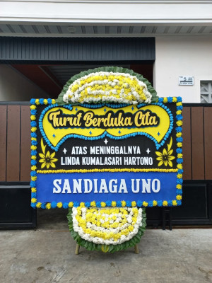 Papan Bunga Duka di Sungai Pinang Luar